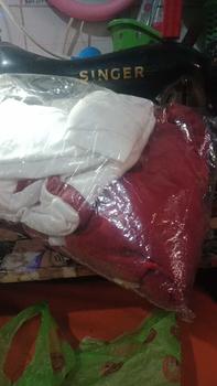 Product Review of LM 17561-17569 Baju Setelan Wanita TUNIK MUSLIMAH SET JUMBO Tunic Bahan Babyterry Premium Big Size XL-XXXL from u**1 0