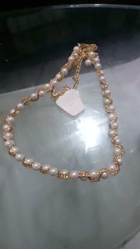 Product Review of Belt Rantai Mutiara Gold Gesper Fashion Wanita Silver Ikat Pinggang Gamis Rantai Model Kait from t**n 0