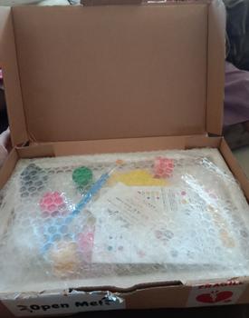 Product Review of Paket Lengkap Melukis Kanvas 20x30cm Dilengkapi Dengan 8 Cat Akrilik 2 Kuas Pallete Color Mixing Chart Dan Kanvas Lukis Putih Berkualitas Alat Stationery from l**k 2
