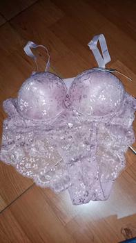 Product Review of BRA SET bh + cd beha celana dalam wanita setelan renda import quality RC03 36-42 cup B / bra sexy hot busa motif bunga import 1 set beha dewasa hot sexy from A**g J** 0