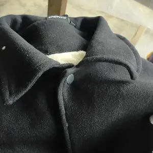 [DEAL MỞ BÁN] (Form Rộng) Áo khoác dạ lót lông Varsity nam nữ JULIDO, chất vải dạ ép dày dặn lót lông cừu cao cấp