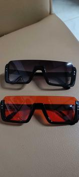 Product Review of Half Frame Sunglasses For Woman Fashion Retro Multi-colored Semi Rimless Eyeglasses For Men from B**6 0