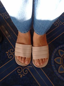 Product Review of PVC Sandal Slop Wanita Jelly Import Korean Bahan Karet Rubber Elastis Tebal Tinggi Sol Anti Slip Sendal Kokop Balance 2802 from D**S D**a 0