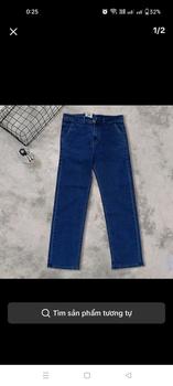 Product Review of (Dài xanh đậm)Quần jean nam co giãn 4 chiều,quần bò nam,form chuẩn,ống suông 18-23, chuẩn size_AN CHI STORE quan  bon from M** Y** E** 1