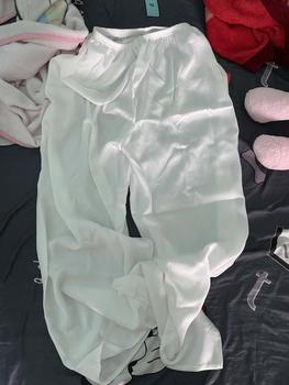 Product Review of [Quần Dày Lẻ] Quần Lụa Ngọc Trai Dày Lưng Thun Có Túi Nhỏ Màu Đen & Trắng - SÍN STORE from D**n 0
