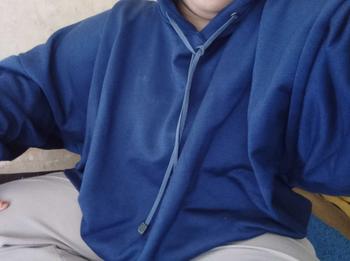 Product Review of Bydinafshn Clara Hoodie Oversize XXXL Sweater Hoodie Wanita Bigsize from S**i 0