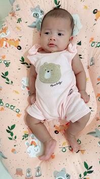 Product Review of จั้มสูทกล้าม รอมเปอร์กล้าม ชุดเด็กเเรกเกิด สำหรับเด็ก 0-12m เด็กหญิง เด็กผู้ชาย from แ**ย 0