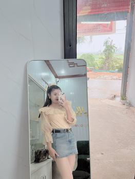 Product Review of Set Áo Tơ Bèo Trễ Vai Phối Chân Váy Xoè Tầng from B** C**🖤 0
