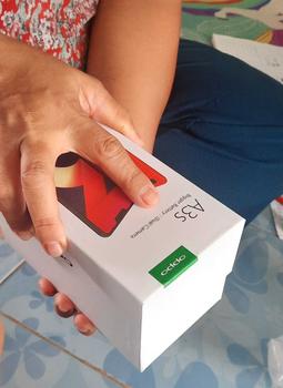 Product Review of พร้อมส่ง A3S Ram 6GB Rom128GB รับประกันร้าน 12 เดือน จอ6.2" ฟรีอุปกรณ์ครบชุด สีแดง สีดำ สีชมพู โทรศัพท์ น้ำเงิน from แ** $**์ 1