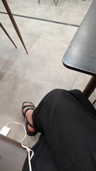 Product Review of GOUW PANTS - POSHA OFFICIAL Celana Panjang Wide Highwaist Pants karet polyester soft  wanita  kulot  formal  loose from n**t 0