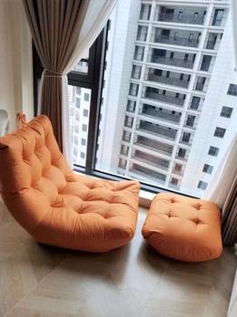 Product Review of Ghế lười hạt xốp vải da hình L có đôn mềm mại tốt cho sức khỏe, hạt xốp Thái,  độ đàn hồi cao from V**D S**d H** N** 0