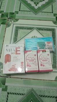 Product Review of -Combo 1 hộp Viên uống bổ sung nột tiết Vita E đỏ hoa anh thảo +2 hộp Trinh Nữ Điều Kinh. Giúp da sáng mịn cân bằng nội tiết, điều hoà kinh nguyệt, hỗ trợ tốt thả bebe(tặng 1 chai Ddvs Lady care  150ml) from T**c P**m 0
