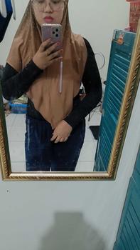 Product Review of Manset baju Jumbo Lengan Panjang Kerah Turtleneck Dalaman Melar Nyaman Spandex Wanita Lembut Atasan Kaos Polos from P**a m**a 1