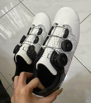 Product Review of COD Professional Bicycle Shoes MTB Cycling Sneakers Men and Women Self-Locking Cleats SPD Shoes Road Bike Cleats Shoes Size 36-47 cycling  shoes from j**e 1