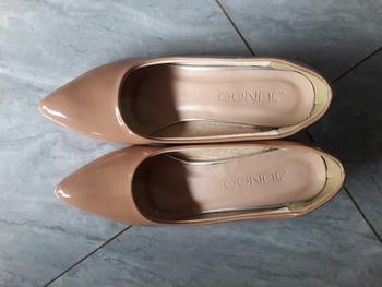 Product Review of Giày Cao Gót 3p Da Bóng Sai 35-42 Fom Chuẩn Đế Cao Su Chống Trơn - Shoes Jean from k** 0