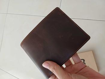 Product Review of ví ngang da bò pull up wax cấp Nam Nhiều Ngăn Wallet Hình Chữ Nhật from H**g T**n 1