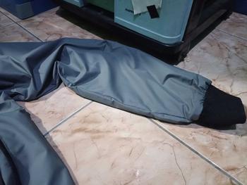 Product Review of EVERFUSE Jaket Bomber Semi korea waterproof tahan air (FREE STIKER/GANTUNGAN Kantong Katun Zipper Pria from D**7 2