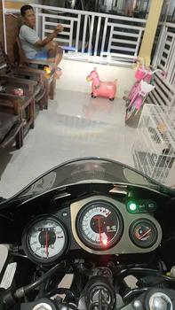 Product Review of Lampu utama Led RTD M01X Mini Projector H4 cut off motor mobil from s**7 0