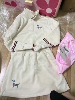 Product Review of Váy nữ sét croptop tay dài mix chân váy chữ A tone màu Đen và màu Be - 2000Closet - Lịch, Women from J**y ** 0