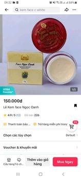 Product Review of Lẻ Kem face Ngọc Oanh from 𝚈**🫧 0