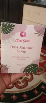 Product Review of [2 PCS ]SABUN GLOWING DNA SALMON AFEELGLOW Soap from A**n 2