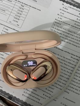 Product Review of Tai nghe Bluetooth điều chỉnh xoay 130 ° treo tai, tai nghe Bluetooth âm nhạc kinh doanh thể thao, tai nghe không dây cảm ứng Bluetooth thông minh 5.49, mới Nhét Tai Nghe Nhạc Earphone from T**2 1