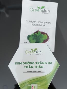 Product Review of Kem Dưỡng Trắng Da Toàn Thân ( Kem Body Lục Giác ) Greenskin Organic - Mỹ Phẩm Hồng Loan from H** 0
