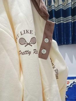 Product Review of JUST LIKE THAT SWEATER CROOPE - SWEATER CROP WANITA KERAH KANCING baju bandung Fit Fleece from z** 0