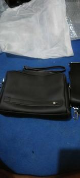 Product Review of Tas Selempang Pria Kulit Tas Tangan Clutch Bag Pria PRAHA BLACK hitam cowok from S** F**y 1