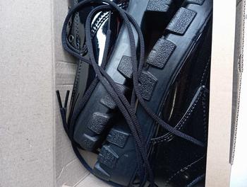 Product Review of Lovely Sepatu Sekolah Docmart Wanita Loafers Hitam Terbaru 2024 Fashion Korean Style Premium Import Quality R-15 Bisa COD Karet Shoes Kerja Hitam Kasual from W**n 0