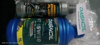 Product Review of DashOil 4T Semi Sintetik 15W50 API SN JASO MA2 1 LITER from a**8 2