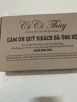 Product Review of Áo Dài Tây Thi Cổ Tròn Phối Viền Cổ Tay Có Cúc Xinh Xỉu, Phù Hợp Cho Chị Em Đi Chơi, Đám Hỏi, Đi Dạy - CiCi Thùy Clothing Nữ from L** p**g 1