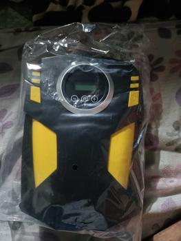 Product Review of The Car Tire Inflator Pump Is Made Of Durable ABS Plastic And Stainless Steel With LCD Display For Accuracy And High Brightness LED Lights To Provide Illumination At Night Automatic Off Easy To Use Hands-Free Design Will Free Hands When Inflating Car Tire from J**3 2