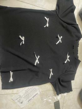Product Review of Áo thun nữ baby tee đính nơ sang chảnh hottrend 2024 new best seller vải thun tăm co dãn bốn chiều dày dặn. Top from D**n B** 0
