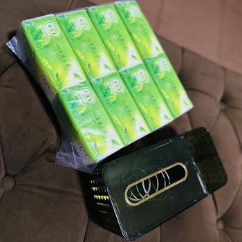 Product Review of (480 sheets x 8 Packs) 0.75kg Organic green tea Facial Tissue Paper towel 3 ply from G**s 0