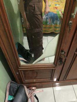Product Review of SIVALI Bonnie Cargo Pants - Highwaist Loose Cargo - Celana Kargo Wanita - Baggy Pants Panjang Polyester Kulot Casual Hitam Kantor Kantor Formal Kerja Kerja Kerja Basic Karet from P**l A** P**s 2