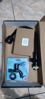 Product Review of Kran Sink Dapur Cuci Piring Hitam Stainless Sus 304 Model Meja Bak Cuci Piring Anti Karat Air Flexible keran angsa shower fleksibel from k**9 0