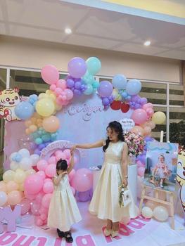 Product Review of Váy đôi mẹ và bé gái thiết kế KEVA DRESS váy đôi dự tiệc cho mẹ bé 1, 2, 3, 4, 5 tuổi chất tafta cao cấp MOGIHOUSE from z**n 1