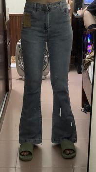 Product Review of Quần jeans Denim ống RỘNG Nữ dài lưng cao GLORIOUS Harlem Hues Jeans chất liệu cotton Women Pants Ong from M** m** ** 2