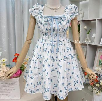 Product Review of เดรสมินิแขนตุ๊กตาสาวอวบใส่ได้ เดรสสาวอวบ อกถึง45 เดรสคลุมท้อง เดรสน่ารัก Clothing Women Dress ผู้หญิง เสื้อผ้า เสื้อ  งานแต่ง มินิเดรส from P**d 3