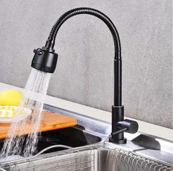 Product Review of Kran Sink Dapur Cuci Piring Hitam Stainless Sus 304 Model Meja Bak Cuci Piring Anti Karat Air Flexible keran angsa shower fleksibel from D**o 0