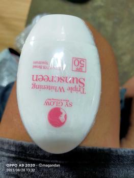 Product Review of SY Glow Triple Whitening Sunscreen (SPF 50) from V**o N**m J** 2