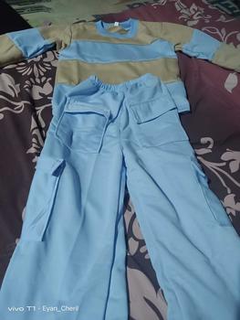 Product Review of Setelan Sweater Cargo Anak Usia 1-12 Tahun Pakaian Anak Laki-Laki dan Perempuan from i**l 0