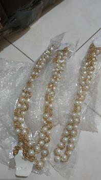 Product Review of Belt Rantai Mutiara Gold Gesper Fashion Wanita Silver Ikat Pinggang Gamis Rantai Model Kait from T**8 0