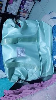 Product Review of STAY YOUNG #2813 Fashion Large Capacity Folding Bag Travel Bags Tote Handbag Waterproof Women Shoulder Bag from B**u 3