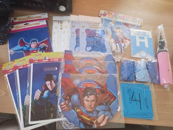 Product Review of Party KIngdom Superman Theme Kids Party Decoration Party Supplies from H**a 0