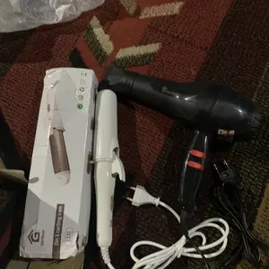 GM Bear Bundle Hemat Hair Dryer 1115 + Catokan Rambut (2 in 1) 1173 - Package Beauty Electronic