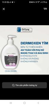 Product Review of ID1 DERMOXEN TÍM CHAI 200ml Nước rửa vệ sinh rửa hàng ngày dịu nhẹ dành cho người lớn HÀNG CHÍNH HÃNG from m** m**️ 0