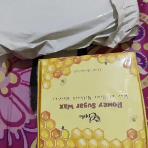 MR Epple Honey Sugar Wax Kit + 100 Lembar Kain Wax Strip Removal Waxing  Pencabut