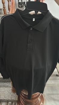 Product Review of Áo Polo Nam Bigsize 125kg Trơn Cổ Bẻ Basic Cao Cấp Vải Cotton Mềm Ngắn Tay Shirt Menswear Trắng Kem Có Cổ Thun Jean from M**🥴 2